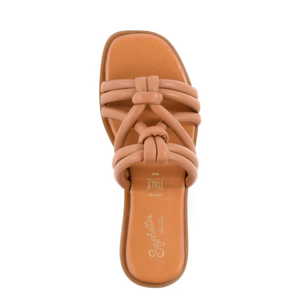 Seychelles Sun-Kissed Slides in Tan Leather